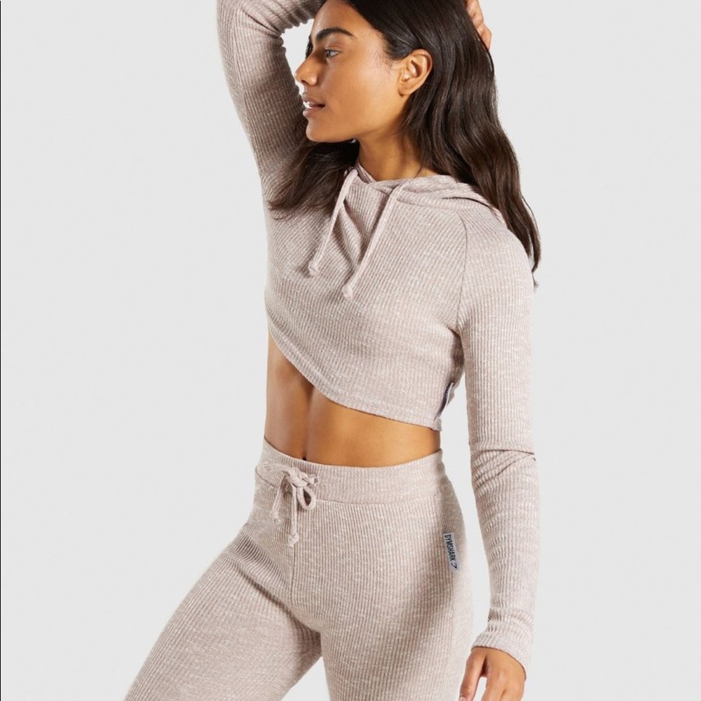 Gymshark Slounge Cropped Hoodie